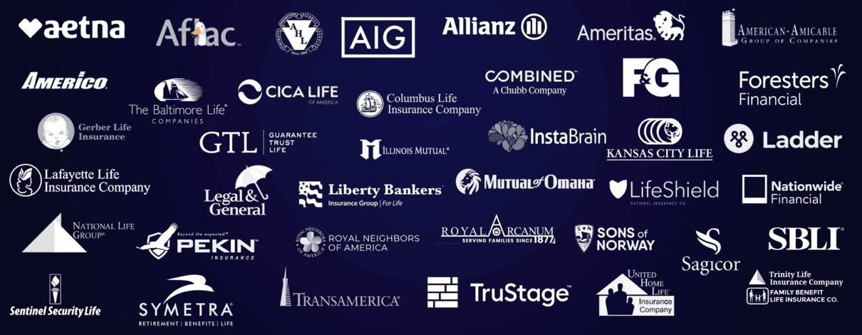 A+ rated insurance carriers we shop on your behalf